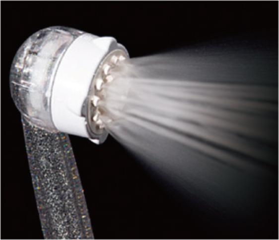 ウルトラファインバブルミス卜＋マイクロバブルストレート水流